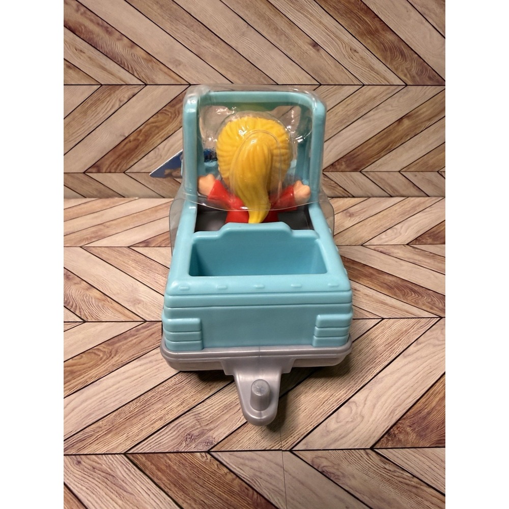 Fisher Price Little People Blue Pick Up Truck Jeep Help A Friend W/figure - Picture 4 of 7